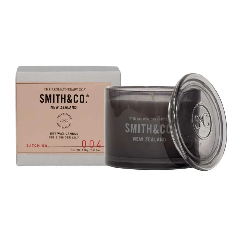 The Aromatherapy Co Smith & Co. 系列香薰蜡烛(无花果与姜百合)250g