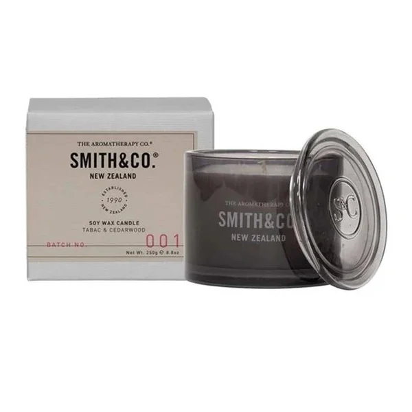 The Aromatherapy Co Smith &amp; Co. 大豆蜡香薰蜡烛（烟草与雪松）250g