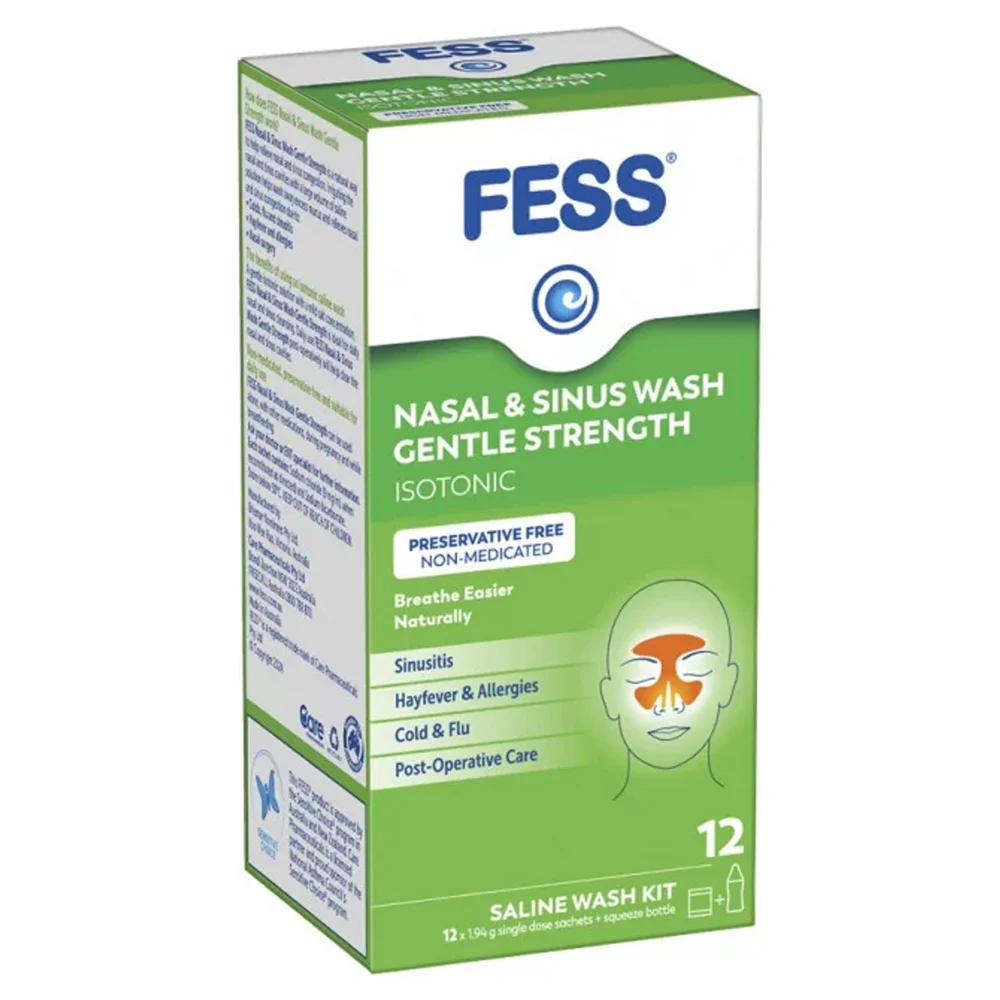 Fess 鼻腔及鼻窦冲洗套装（温和型 12包）