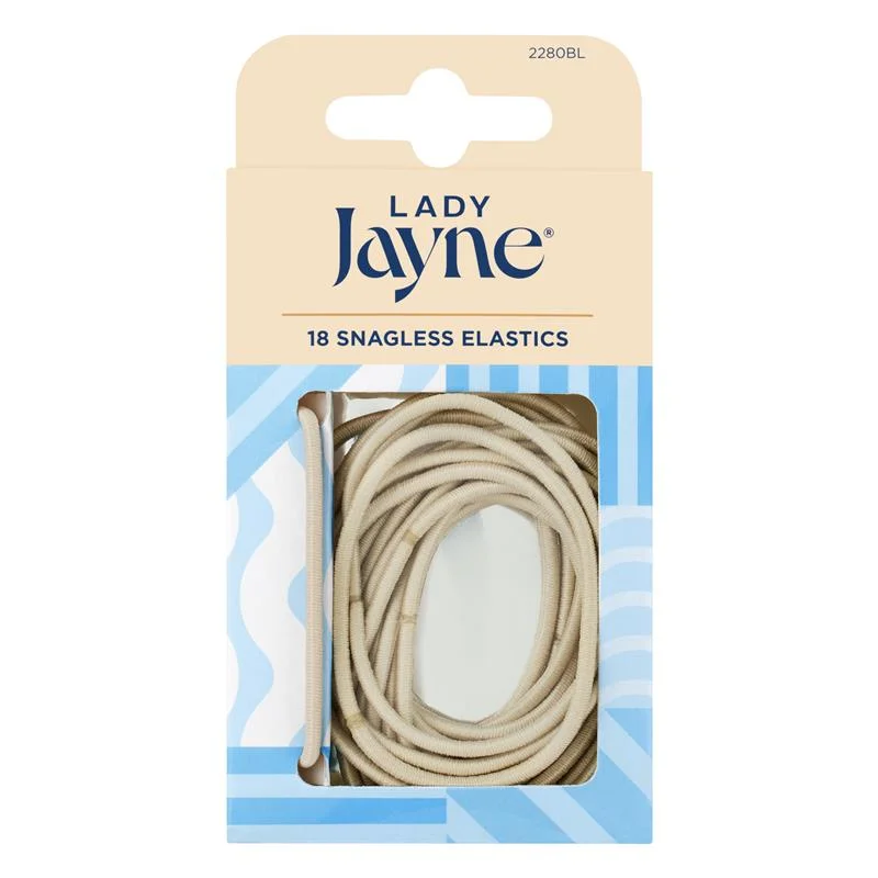 Lady Jayne 2280BL 浅金无痕细发圈18支装