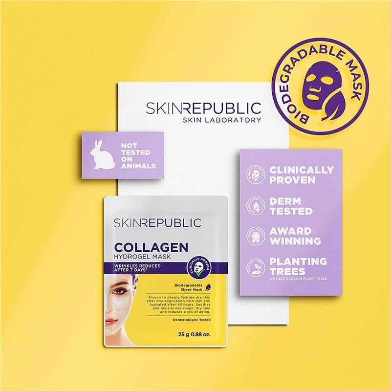 Skin Republic 胶原蛋白水凝胶面膜 1片装