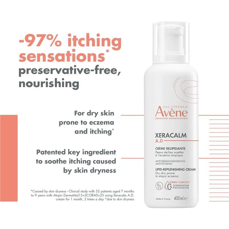 Avene XeraCalm A.D雅漾滋润修护乳（400ml）