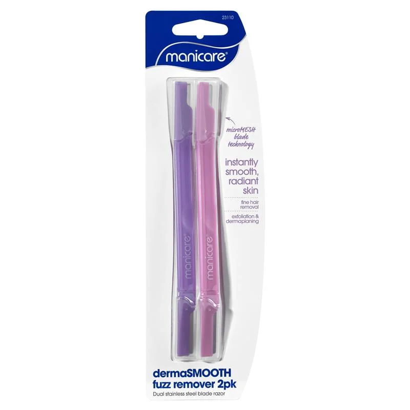Manicare dermaSMOOTH 面部干净剃须刀 2 支装