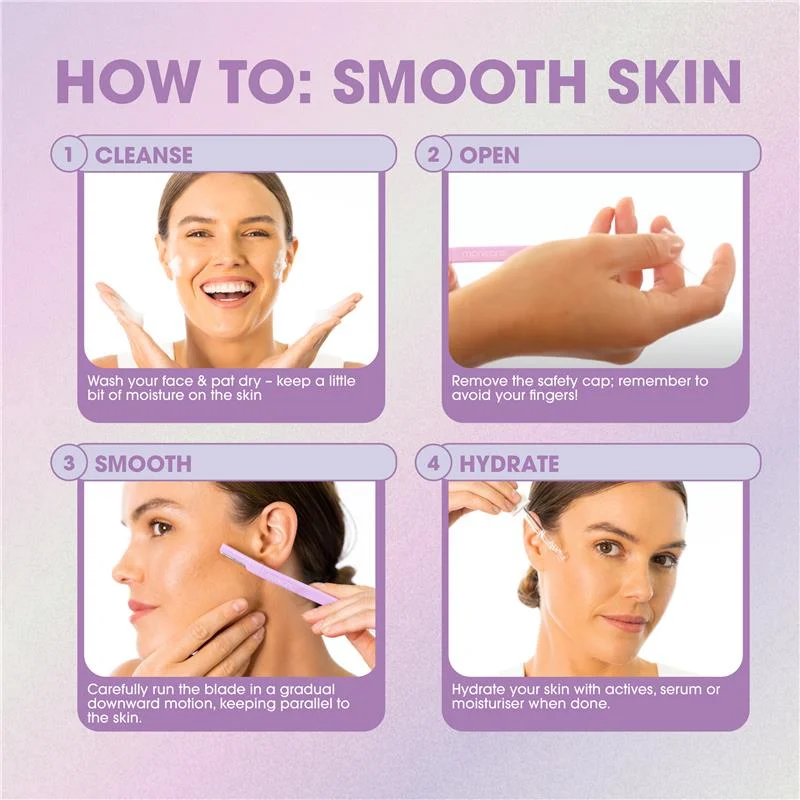 Manicare dermaSMOOTH 面部干净剃须刀 2 支装