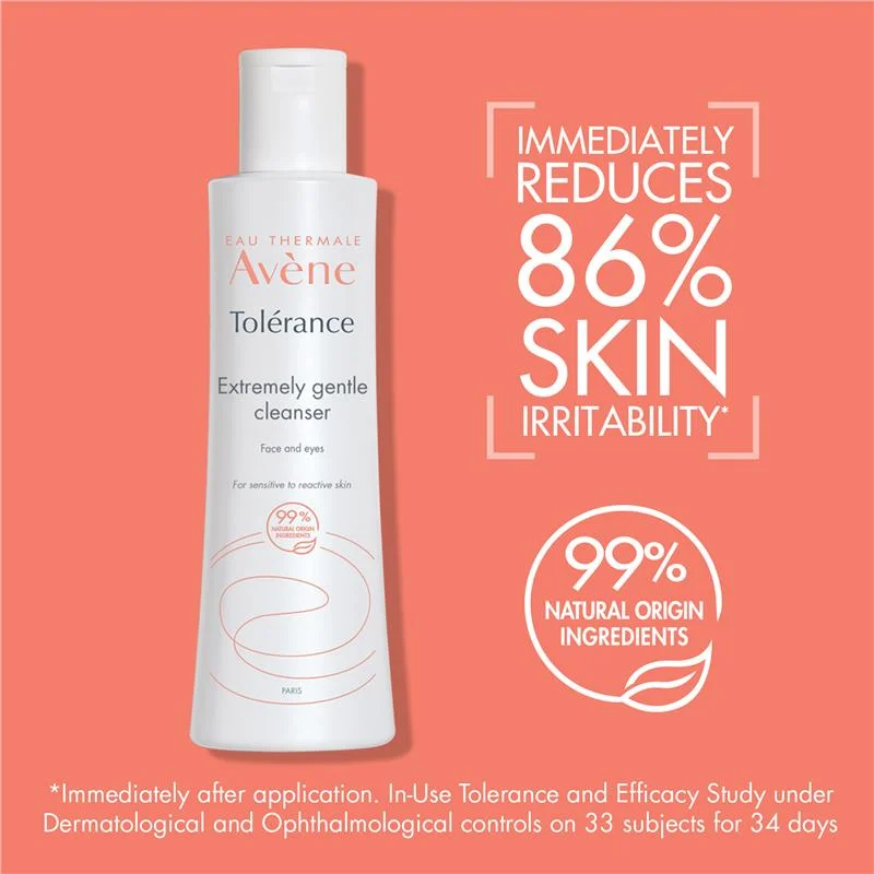 Avene Tolerance Extremely Gentle Cleanser 雅漾舒缓特护免洗洁面乳（200ml）