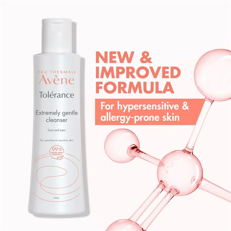 Avene Tolerance Extremely Gentle Cleanser 雅漾舒缓特护免洗洁面乳（200ml）