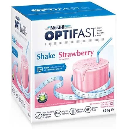 Optifast VLCD 草莓味代餐奶昔(12袋x53g装)