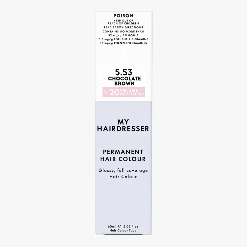 My Hairdresser 持久染发剂 5.53 Chocolate Brown 巧克力棕（60ml）