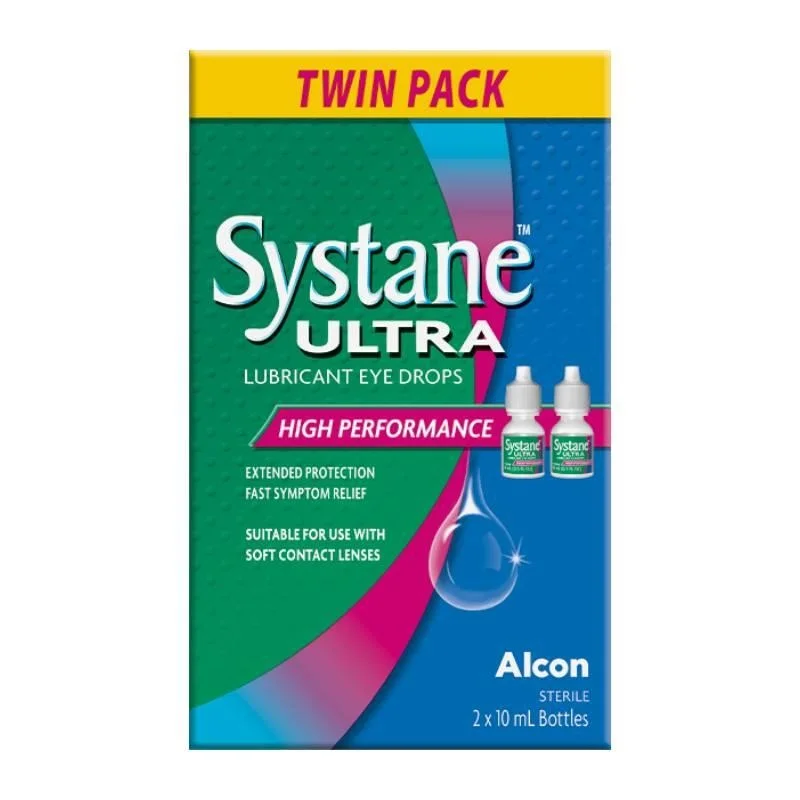 Systane Ultra 高性能润滑滴眼液 双瓶装 2 x 10ml
