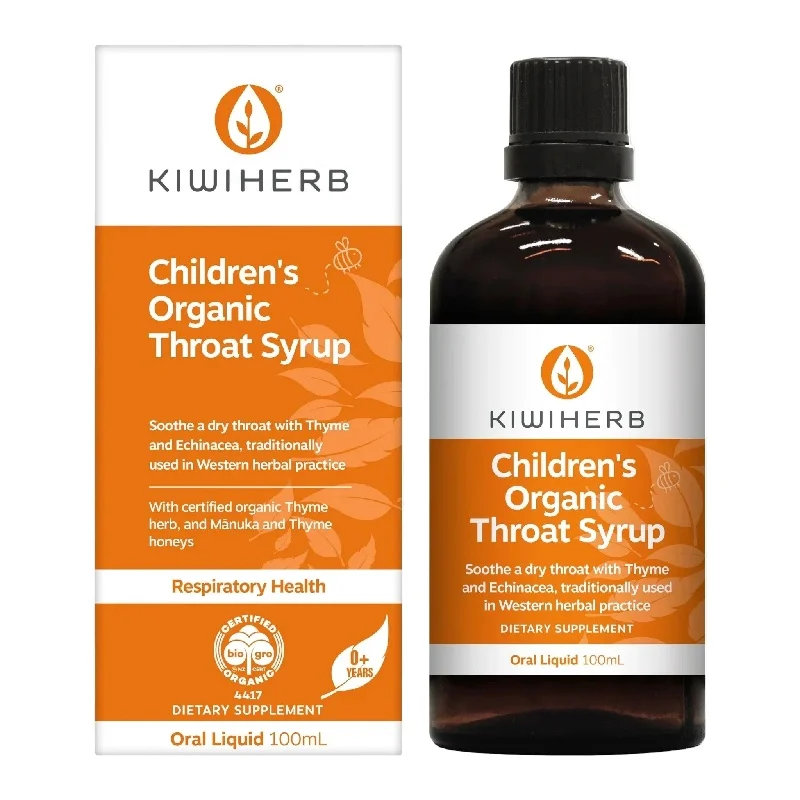 Kiwi Herb 草本儿童有机喉咙糖浆 100ml