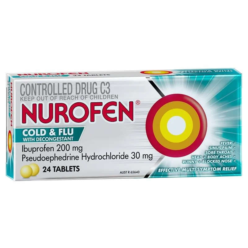 Nurofen 感冒流感缓解片（含减充血剂）24片装