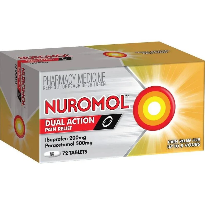 Nuromol 双效止痛片 72片装