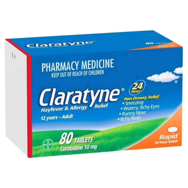 Claratyne 开瑞坦氯雷他定片 10mg 80片装