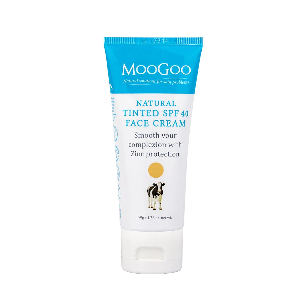 MooGoo 天然润色防晒面霜 SPF40 50克