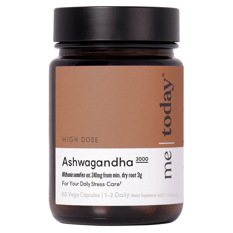Me Today Ashwagandha 3000缓解焦虑 60粒植物胶囊