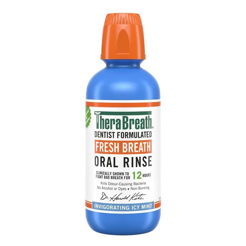 TheraBreath 冰爽薄荷漱口水 473ml