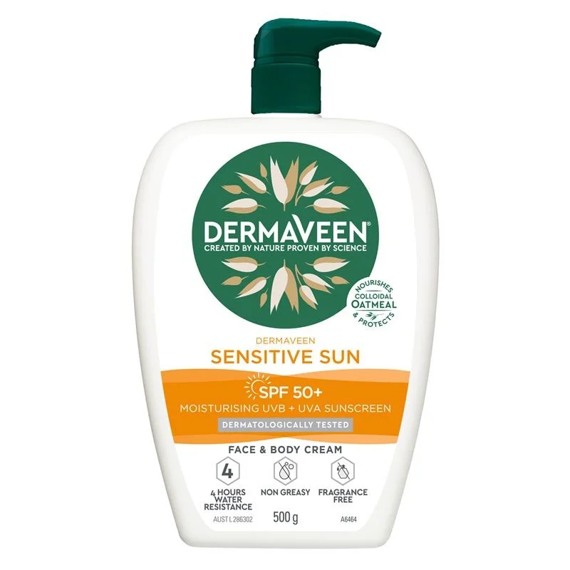 DermaVeen 敏感肌保湿防晒霜 SPF50+ 500克