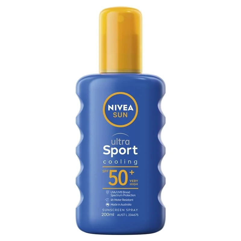 Nivea 妮维雅超冰感运动防晒喷雾 SPF50+（200ml装）