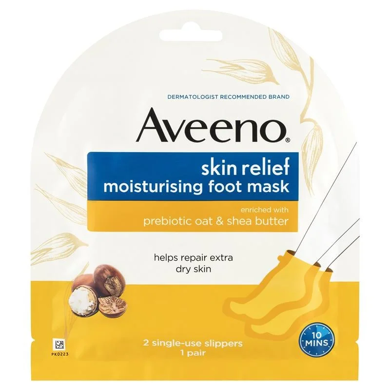 Aveeno 滋润修护足膜 1双