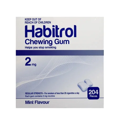 Habitrol Gum Fruit 力抗（诺华） 戒烟口香糖 薄荷味 2毫克 204粒
