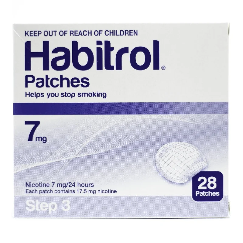 Habitrol  力抗（诺华）戒烟贴片 第三阶段 7毫克 28贴