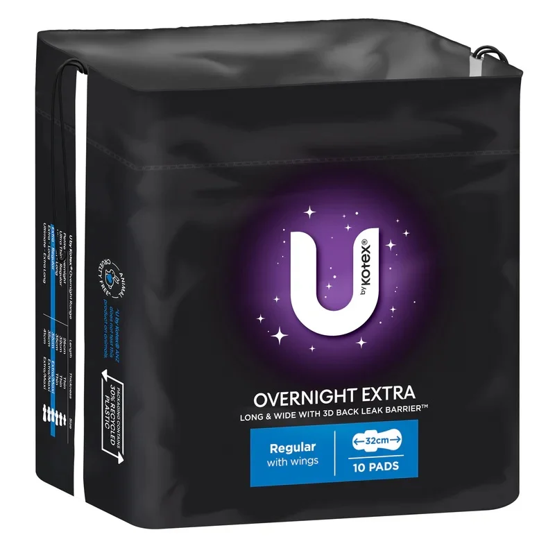 U by Kotex 高洁丝 特长夜用卫生巾 护翼版 10片