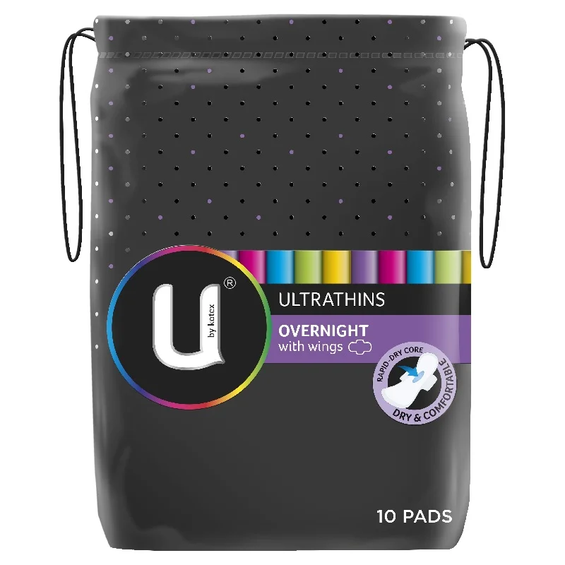 U by Kotex 高洁丝 极薄夜用卫生巾 护翼版 10片