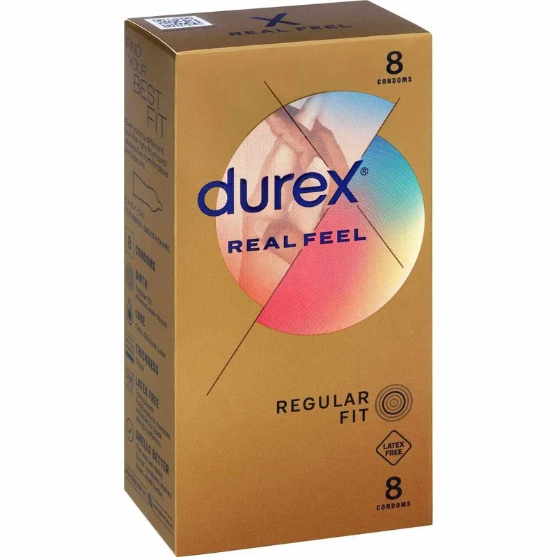 Durex Real Feel 杜蕾斯 真实触感安全套 普通装 8片