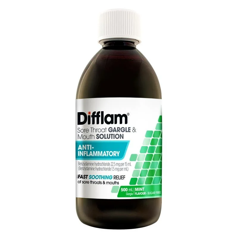 Difflam 咽喉消炎漱口水 500毫升