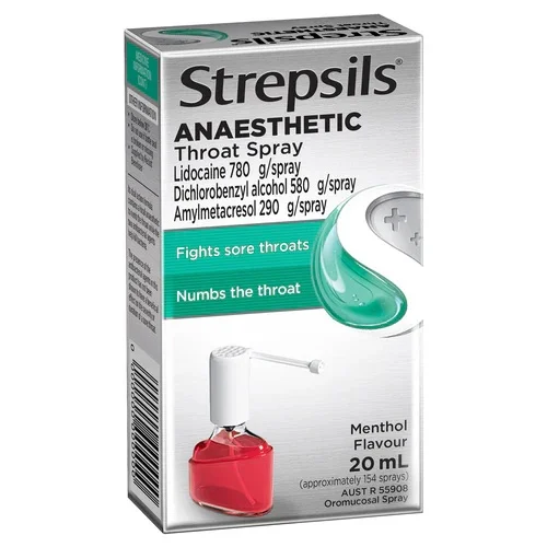 Strepsils 咽喉喷雾剂 薄荷味 20毫升