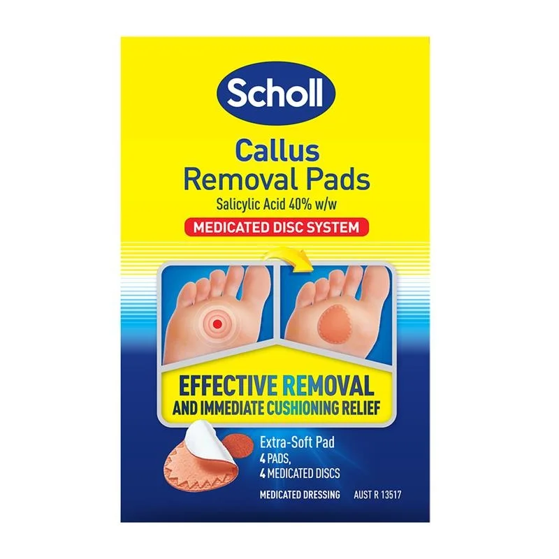 Scholl 爽健 鸡眼去除贴 4片装