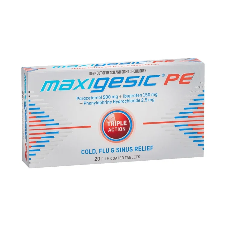 Maxigesic PE 感冒流感鼻窦缓解片（20片装）
