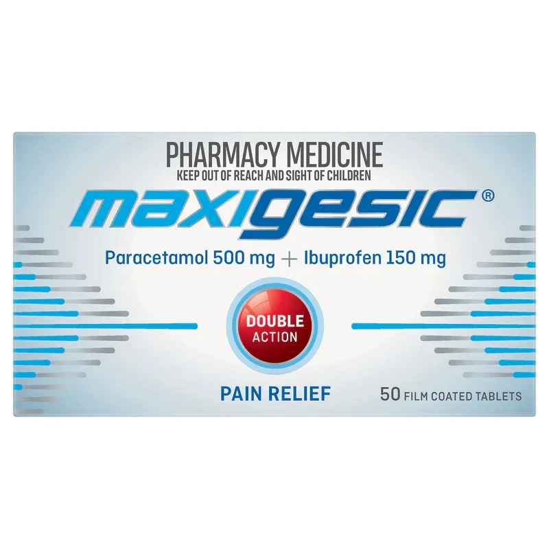 Maxigesic 扑热息痛布洛芬双效止痛片 50片