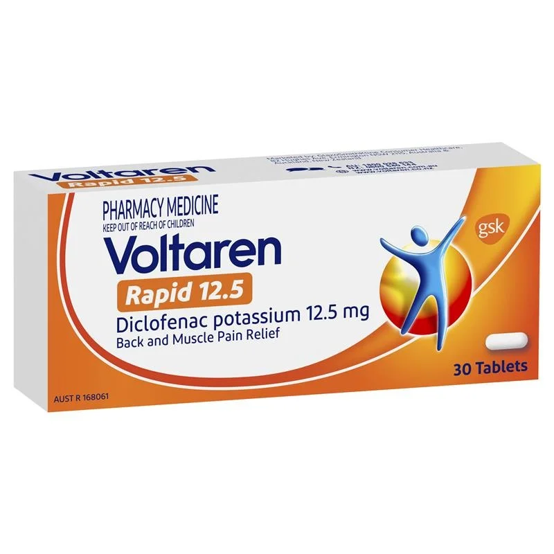 Voltaren Rapid 扶他林止痛速释片 12.5毫克 30片