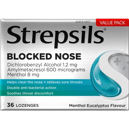 Strepsils 薄荷桉树通鼻喉糖 36片