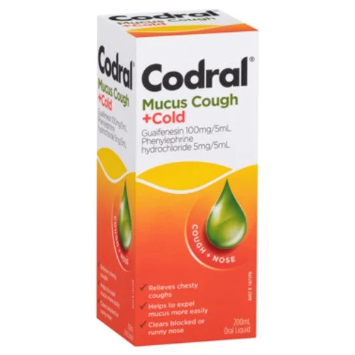Codral 痰咳感冒口服液 200ml - 覆盆子味