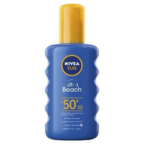 Nivea 妮维雅超轻薄海滩防晒喷雾 SPF50+（200ml装）