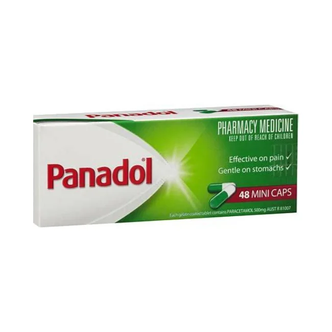 Panadol Mini 对乙酰氨基酚止痛迷你胶囊片（48片装）