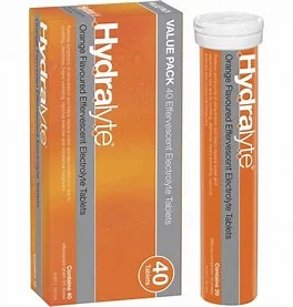 Hydralyte 电解泡腾片 橙子味 40片装