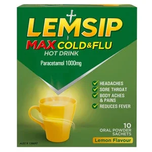 LEMSIP MAX 对乙酰氨基酚感冒冲剂 10袋装