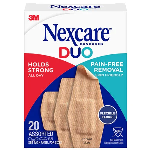 Nexcare Duo 多尺寸创可贴混合装（20片）