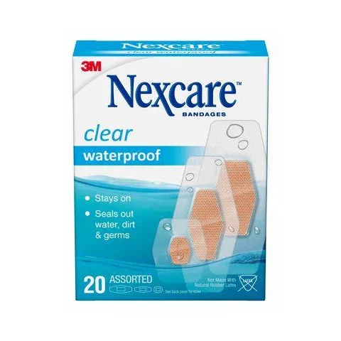 Nexcare 透明防水创可贴混合装（20片）