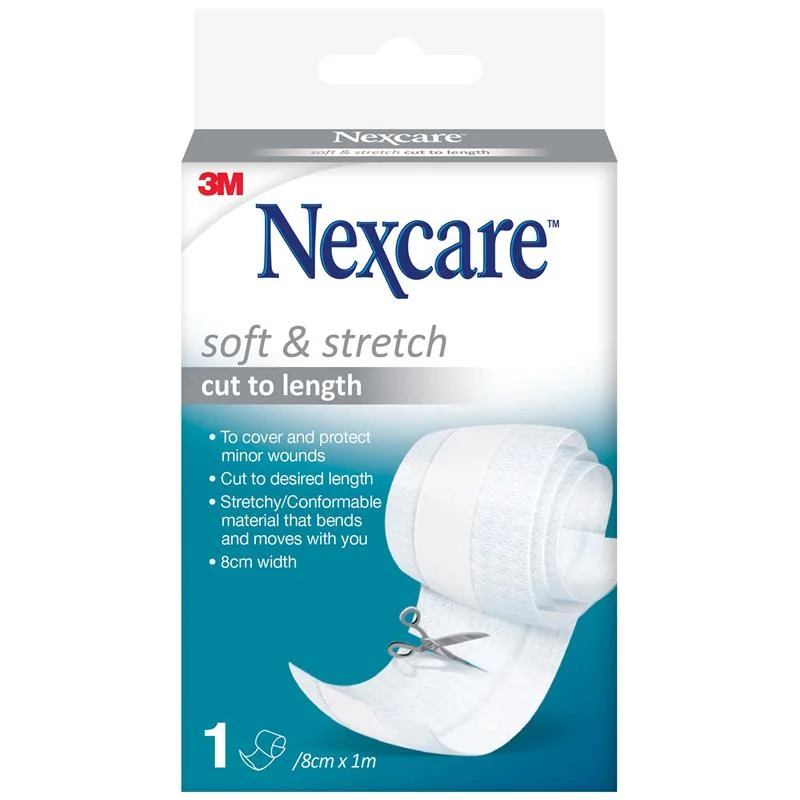 Nexcare 柔弹型自裁敷料卷（8cm×1m）