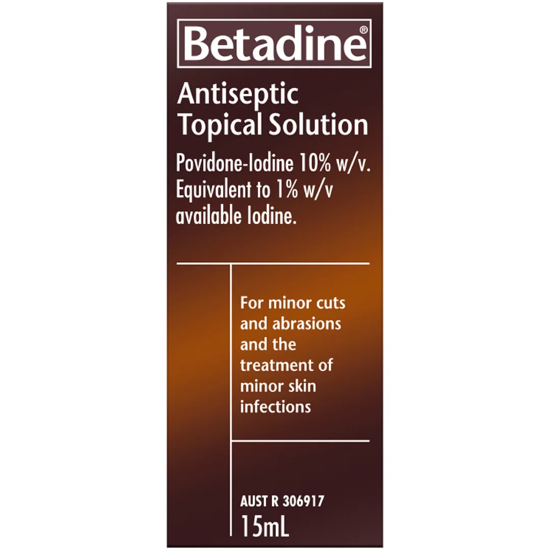 Betadine 皮肤感染抗菌外用溶液 15ml(聚维酮碘溶液)