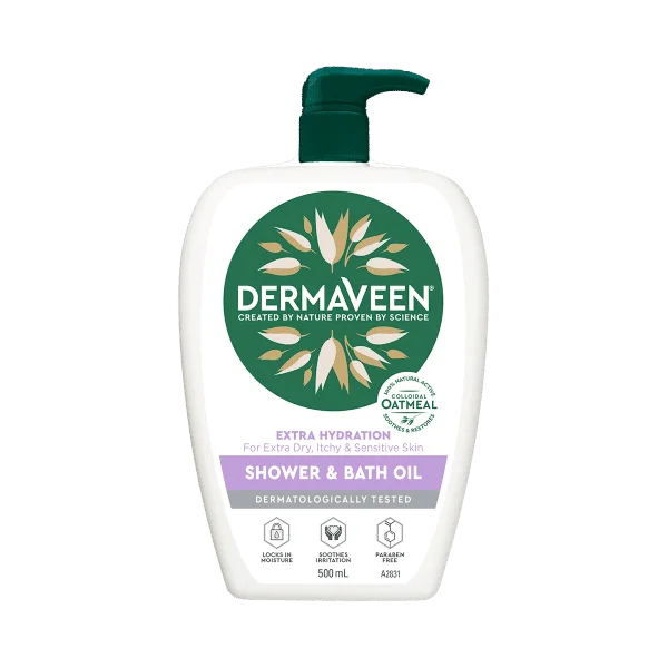 DermaVeen 燕麦深层保湿沐浴油(500ml)
