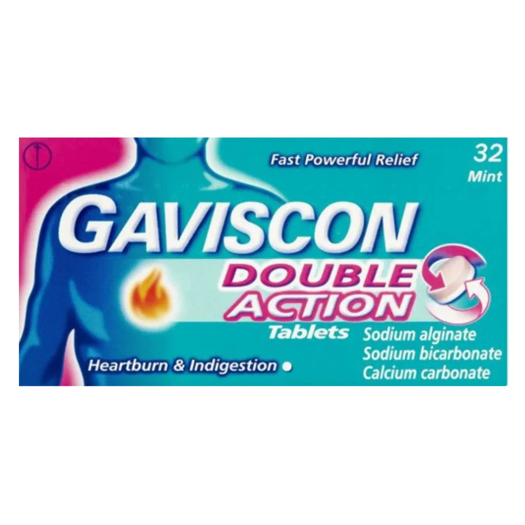 Gaviscon 嘉胃斯康双重作用胃酸片（32片装）