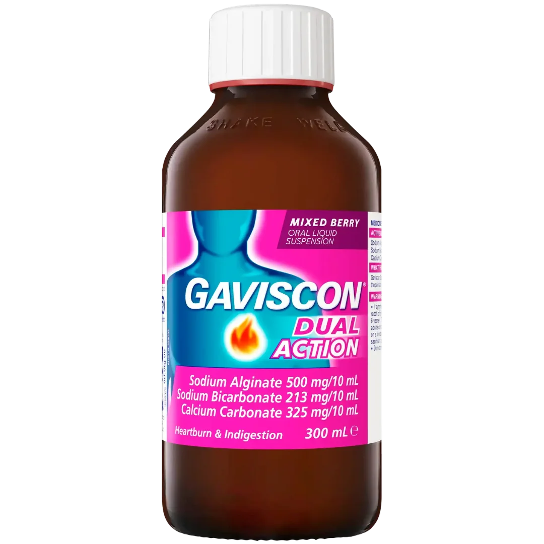 Gaviscon  嘉胃斯康双重作用缓解胃酸混合莓味口服液（300ml）