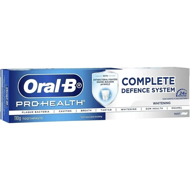 Oral-B 欧乐B 专业健康全效防御炫白牙膏(薄荷味)110g