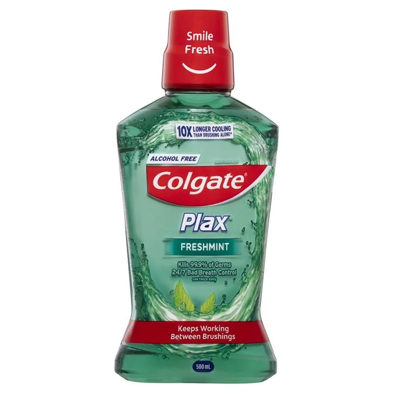 Colgate 高露洁 Plax 漱口水 500ml - 清新薄荷