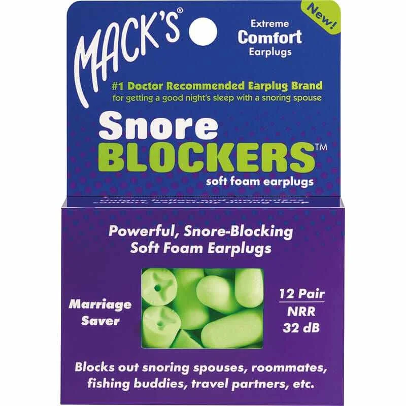 MACK'S 鼾声隔音耳塞 - 12对装